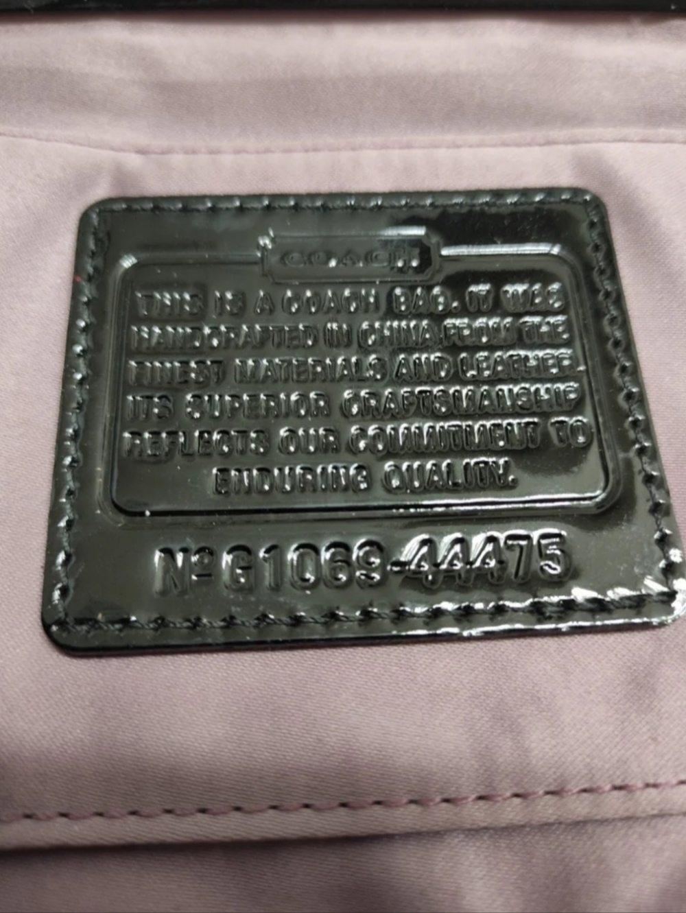Coach 44475 Julia Limited Edition Black Sequin Kisslock Clutch Black READ - Picture 7 of 9